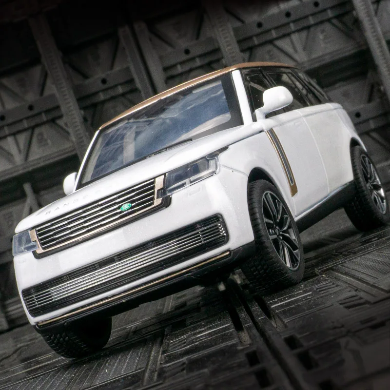

1:32 Land Rover Range Rover 2022 alloy SUV off-road vehicle model ornaments collection pull back acousto-optic toys