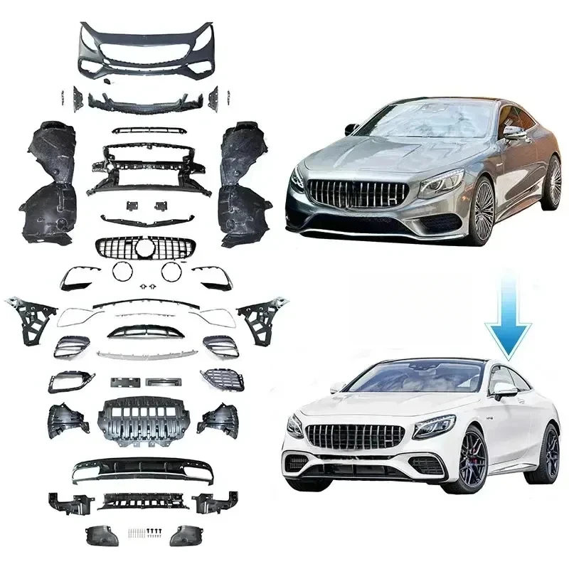 Premium Accsori 2014-2020 Year S Class Coupe C217 W217 S63 Car Kit Auto Body Parts System Accessories