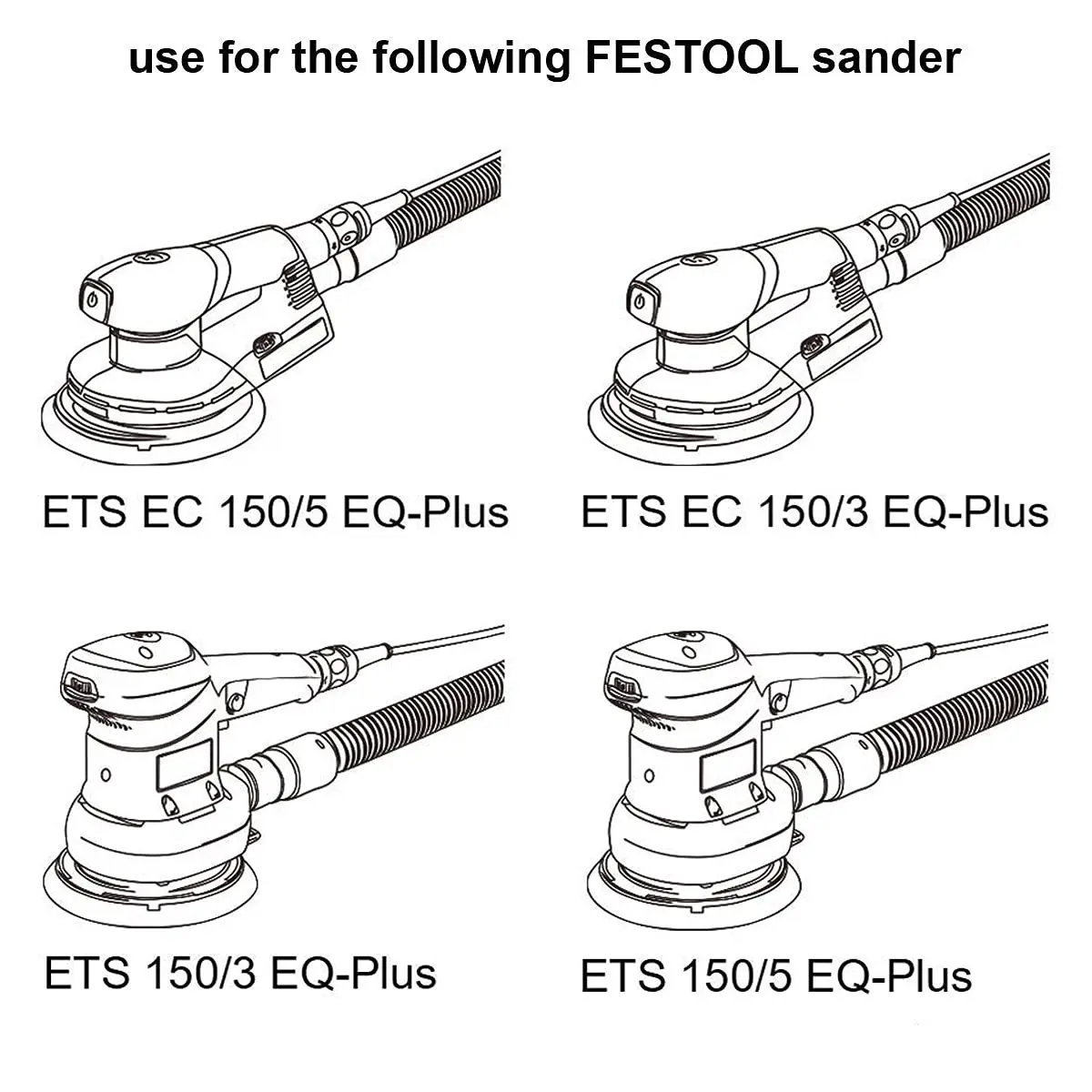 1PC 6 Inch 17-Hole Hook and Look Sanding Pad,Dust-Free M8 Thread Back-up Sanding Pad for FESTOOL 498987 ETS 150/3 EQ 150/5 EQ