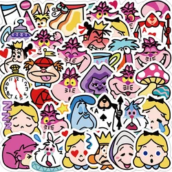 10/20/40pcs Disney Cute Cartoon Alice in Wonderland Graffiti Stickers Laptop Luggage Diary Phone Scrapbook Sticker Decal Kid Toy