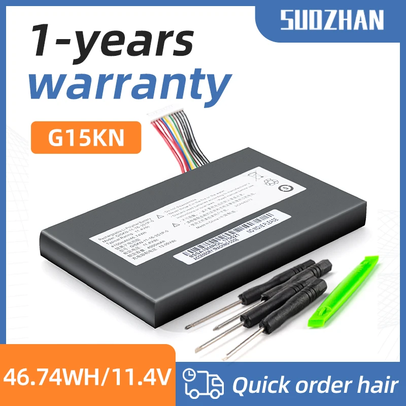 

SUOZHAN G15KN-11-16-3S1P-0 Laptop Battery For Hasee Z7-KP7GT Z7M-i7 R0 F117-F2K 72 D1 Z7M-SL7 D2 T50T1 11.4V 4100mAh