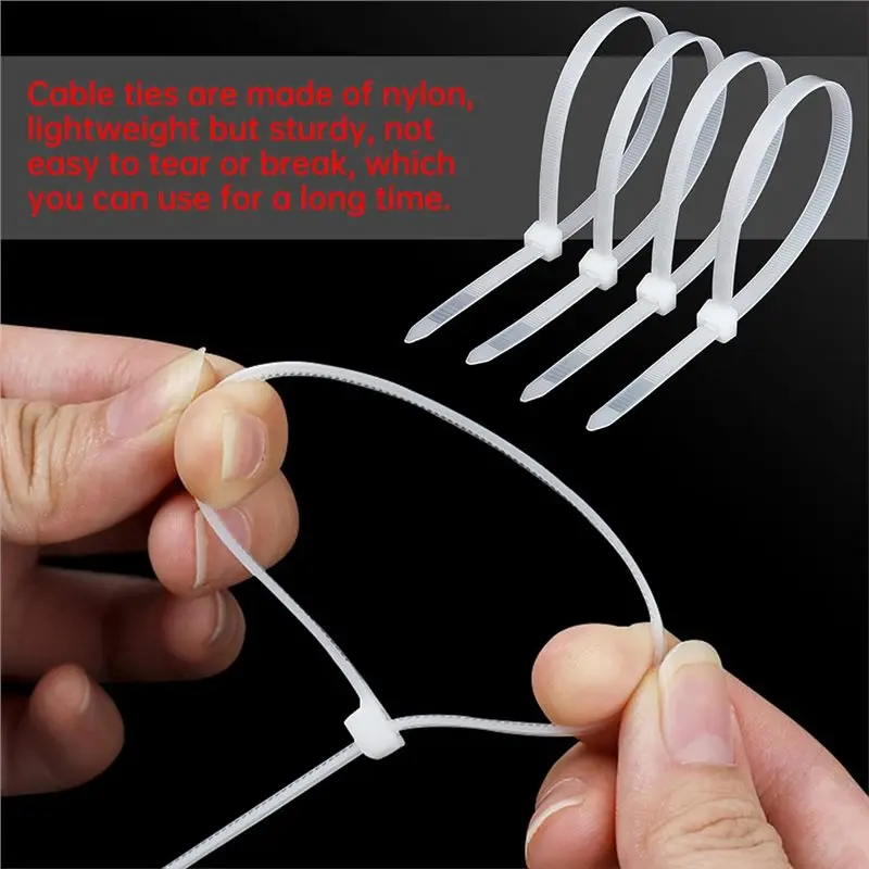 DT17 Lint Trap and Cable Tie Set for Washing Machines, Includes 16 Nylon Mesh Lint Traps and 48 Cable Ties