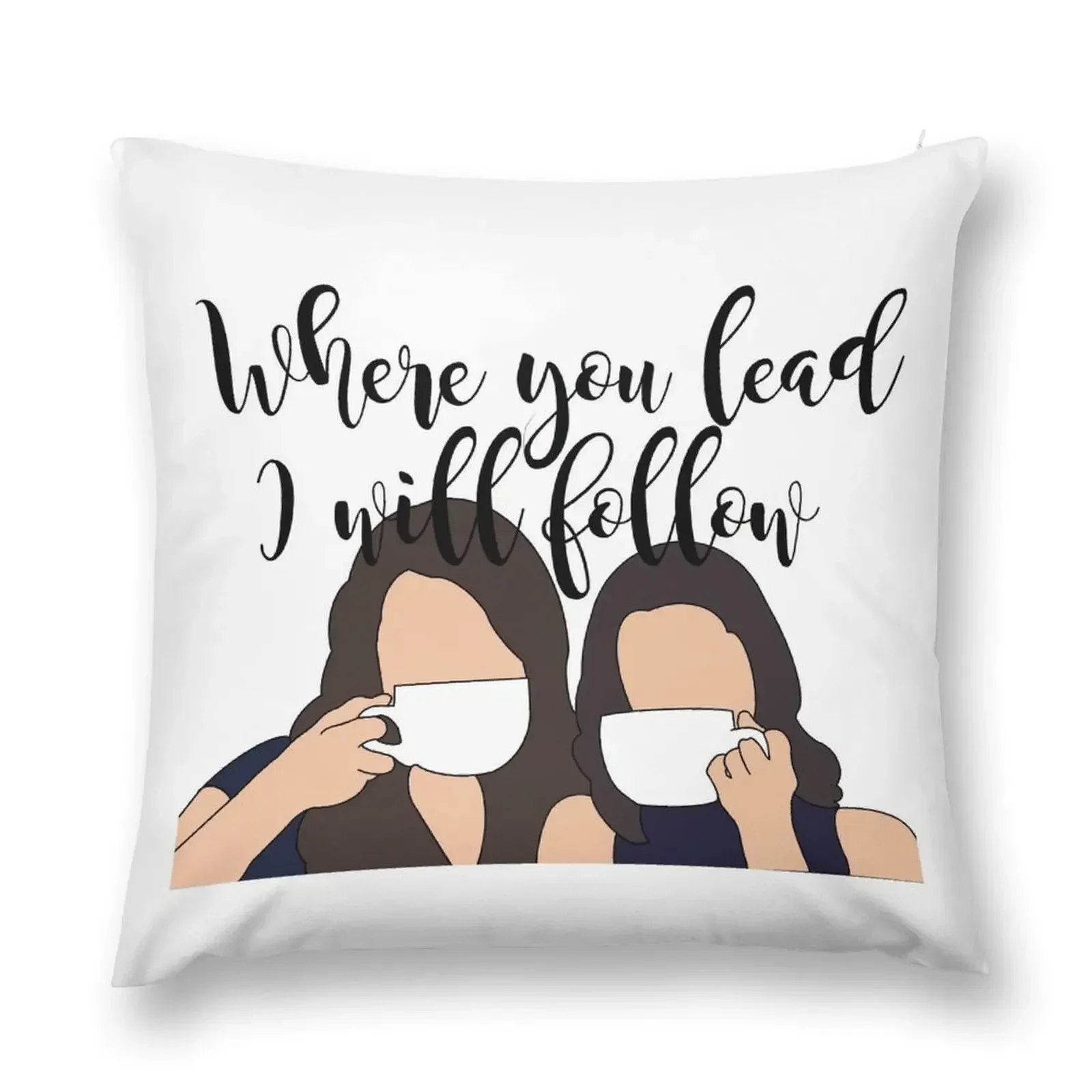 Where you lead I will follow Throw Pillow pillow pillowcase luxury throw pillow covers Cushion Cover For Sofa