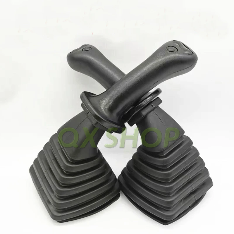 Excavator Joystick Handle Wheel Excavation Rexroth Refitted Wood Grapple Gripper Three-button Hydraulic Electric Control Handle