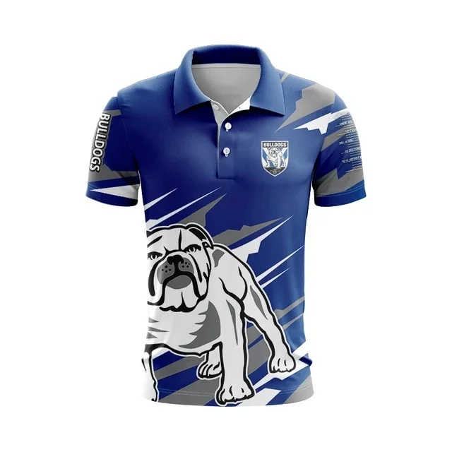 

2024 BULLDOGS ADULT FISHFINDER FISHING SHIRT RUGBY JERSEY 2024/25 Bulldogs "Fish Finder" Fishing Travel Polo Shirt