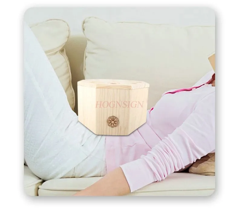 

Solid wood moxibustion box portable moxibustion waist abdomen whole body moisture navel fumigation plus size moxibustion box