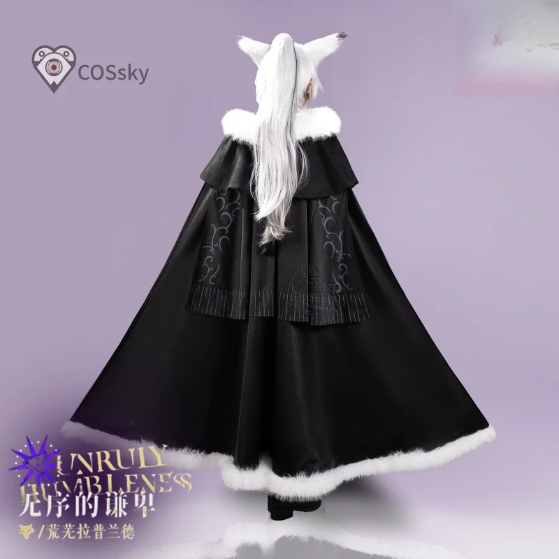 

Game Arknights Lappland Saluzzo Cosplay Costume High quality coat wig shoes props uniform Halloween carnival woman man suit