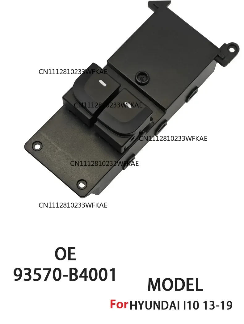 93570-B4001 Front Left Window Control Switch Lift Button For Hyundai I10 2013-2019 Power Window Regulator Switch 93570B4001