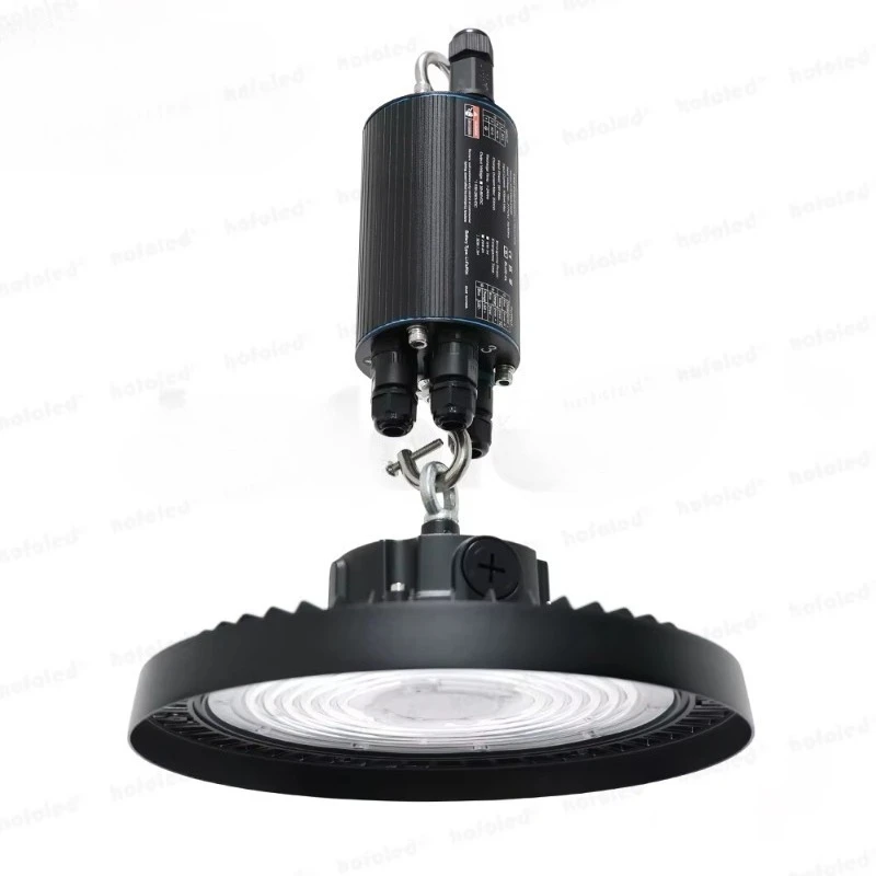 

100W 150W 200W 240W Warehouse high cabin light Motion sensor Emergency light Industrial battery 200W UFO high cabin light