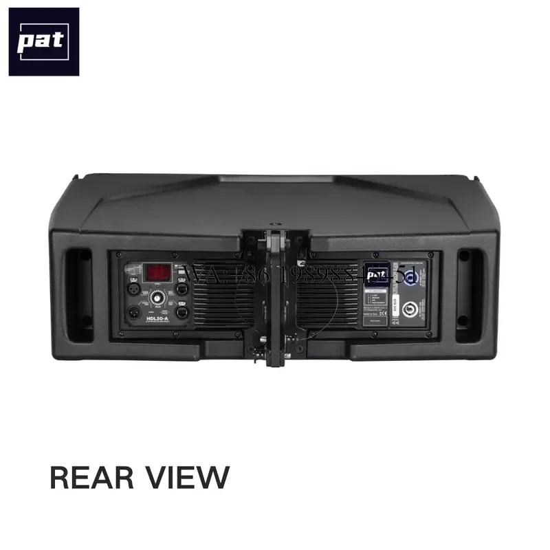 WMWMNU PAT HDL 30-A Neodymium 500W Double 10inch2way ACTIVE LINE ARRAY MODULE Touring System for Medium to Large Events