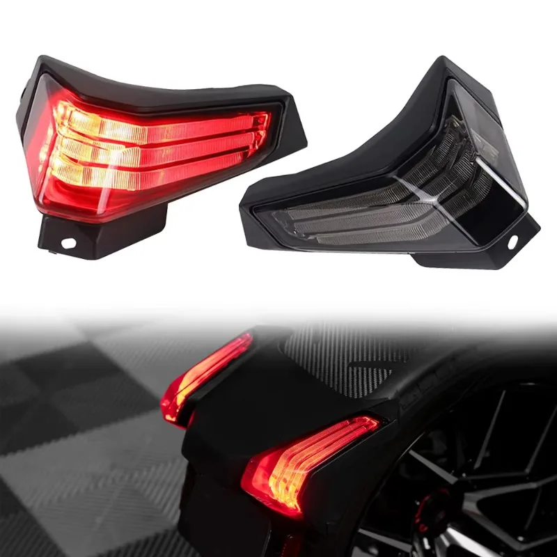 

Motorcycle Tail Light Smoked Black Stop Light Brake Light Tail Lamp for Ryker Rally/STD 600 900 ACE 2019-2024 Auto Parts