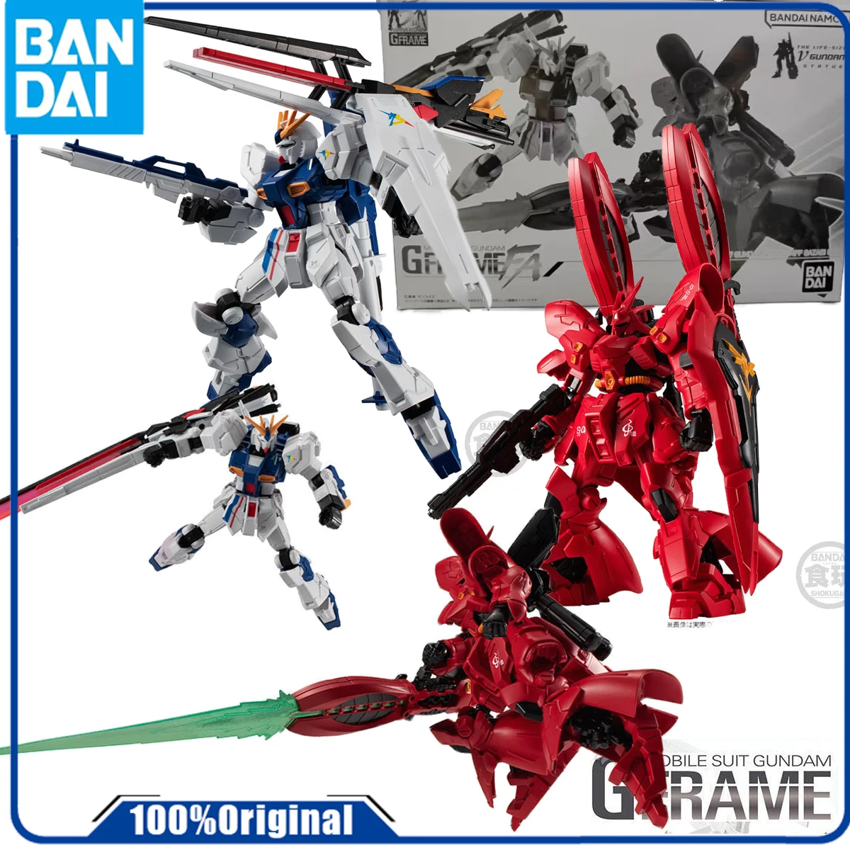 

Bandai Genuine /Original G FRAME SERIES FA LIMITED/SPECIAL EDITION RX-93FF Ν GUNDAM &MSN-04FF SAZABI Action Figure Toys For