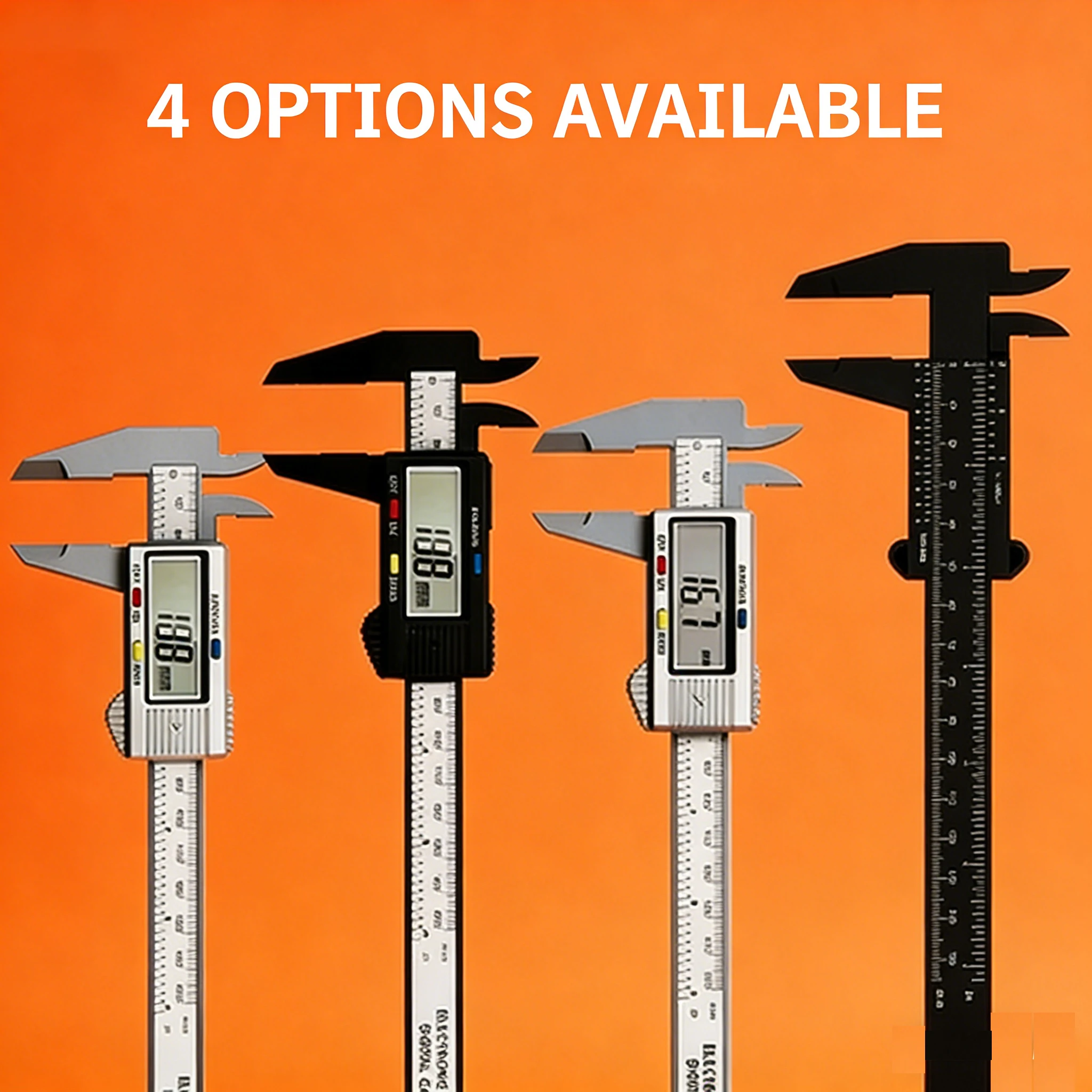 Calibrador Vernier de Plástico, Mini Calibrador Portátil, Regla Vernier para Estudiantes, Herramienta de Medición de 0-150 mm, Nuevo