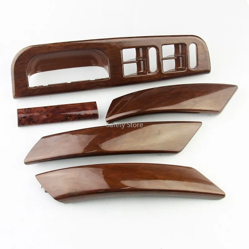 Suitable for Volkswagen Passat B5 Lingyu New Collar Door Inner Pull Handle Cover Modified Mahogany Handle Interior Accessories