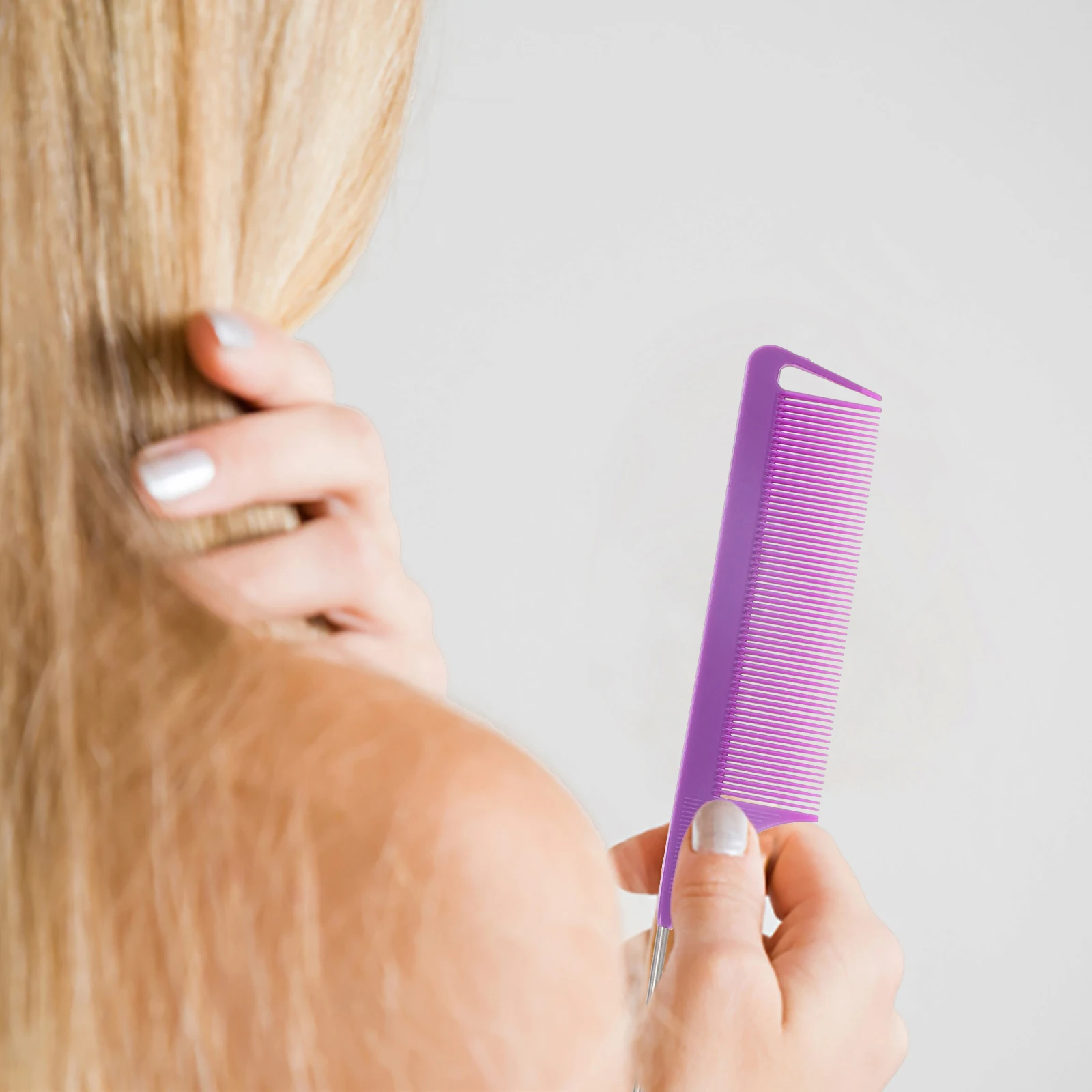 

Портативная прочная моющаяся многоразовая салонная домашняя инструмент, профессиональная расческа для краски для волос, легко чистится, долговечная портативная расческа для волос