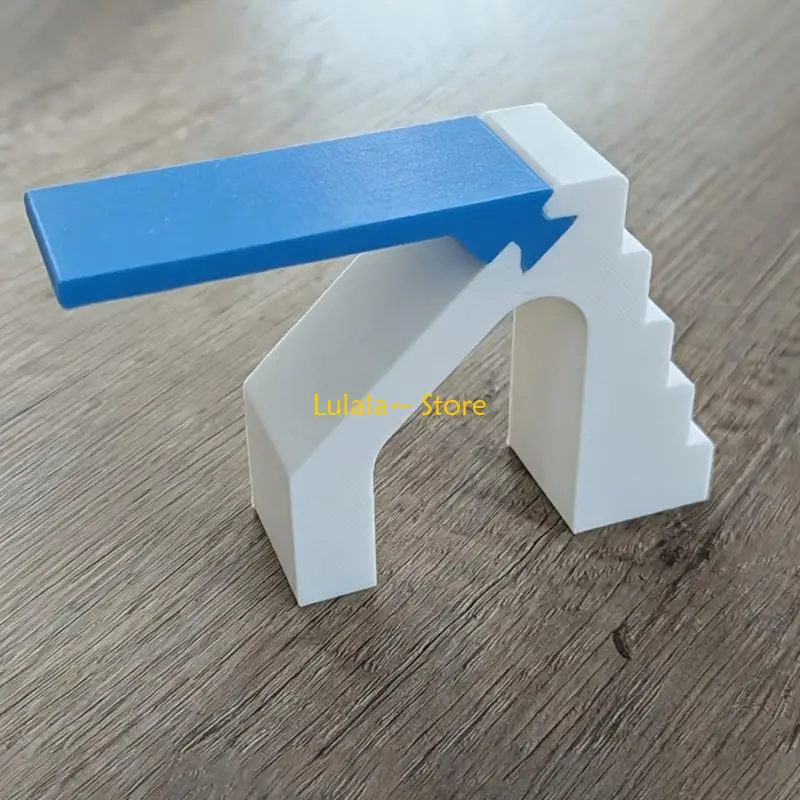 Y4QA Miniature Water Park Equipment Diving Board And Steps For Doll House Landscape
