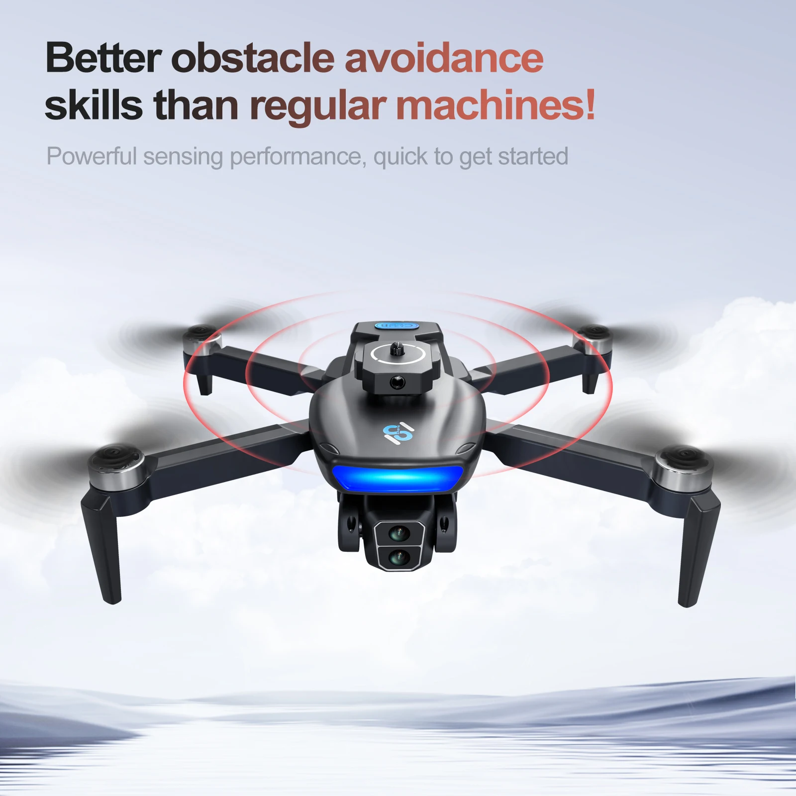 

Professional 8K Drone RC Quadcopter FPV Dron with 4k Camera GPS Obstacle Avoidance Aerial Photography Mini Remote Control Toys
