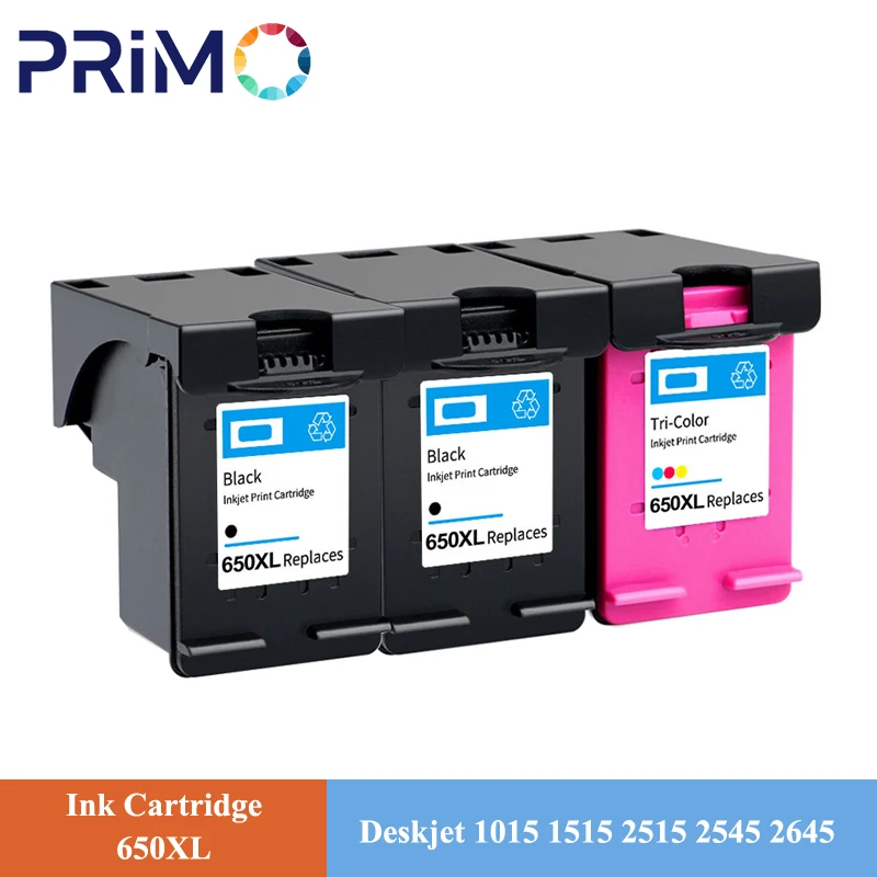 650XL Compatible Ink Cartridge for HP650 for HP 650 XL Deskjet 1015 1515 2515 2545 2645 3515 3545 4515 4645 Printer