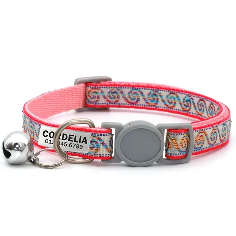 व्यक्तिगत नायलॉन क्लाउड प्रिंट बिल्ली कॉलर आईडी नाम टैग कॉलर पालतू पशु उत्पाद छोटे तेज़ ब्रेकअवे यूनिसेक्स बिल्ली का बच्चा आपूर्ति 10 best sales टूटे हुए बिल्ली के कॉलर - №10