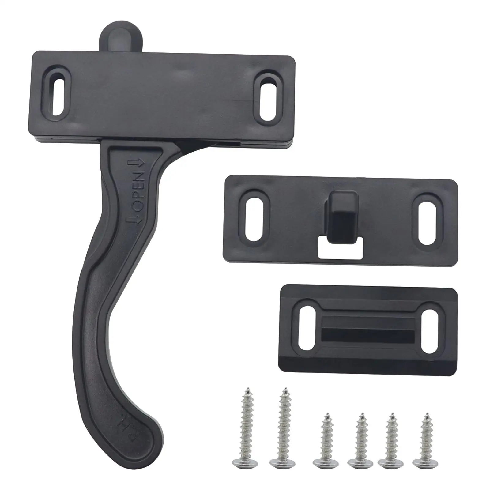 Screen Door Latch Handle Right Hand Handle Kit ,Camper Accessories for Cargo