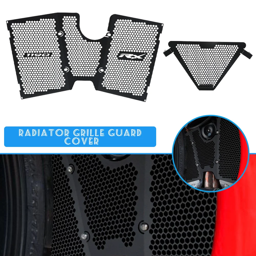 

2024 Motorcycle For EBR 1190RX/SX Erik Buell Racing 1190RX 1190SX 2014-2023 Radiator Guard and Oil Cooler Set Cover Protector