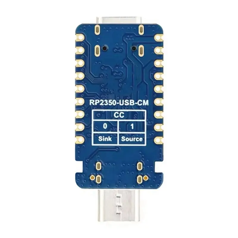 [B24B!】 USB C For Raspberry Pi RP2350A Microcontroller Development Board RP2350 Dual-Core& Dual-Architecture With Converter