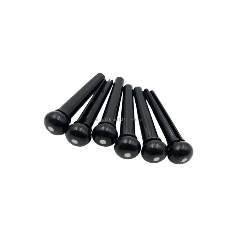 Solidne kołki mostkowe do gitary akustycznej Łatwa instalacja zapewniająca żywą projekcję dźwięku