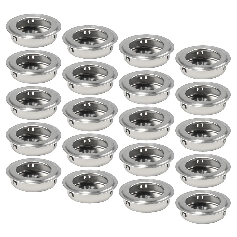 

20pcs Invisible Pull Handles Stainless Steel Cabinet Knobs For Kitchen Wardrobe Closet Door Furniture Cupboard Drawer Hardware