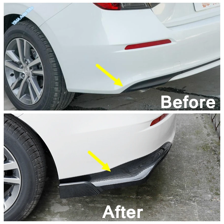 حامي مصد السيارة ركن الحرس المضادة للخدش المشارب غطاء الكسوة الجسم صب لهوندا سيفيك 11th 2022 2023 2024 اكسسوارات