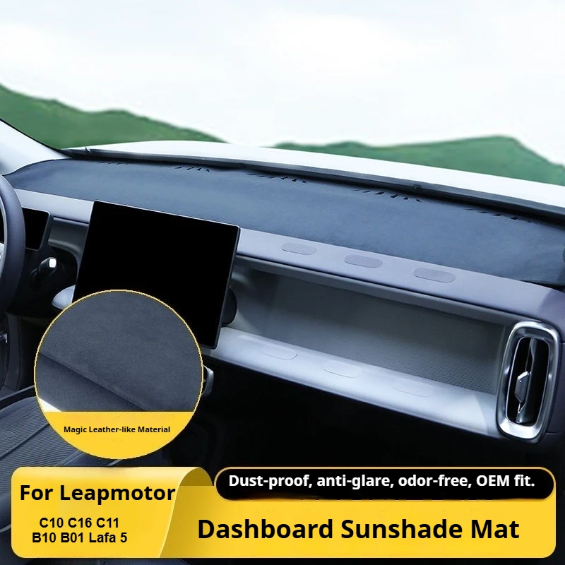 

For Leapmoto C10 C16 C11 B10 B01 Lafa 5 Car Dashboard Sun Shield Dash Mat Center Console Front Heat Insulation Anti-glare Mat
