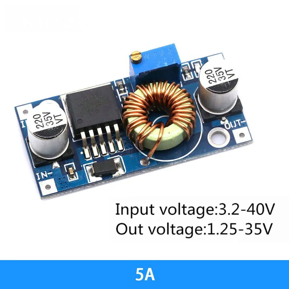 1Piece Adjustable DC To DC LM2596 LM2596S XL4015 Buck Boost Module 3A 4A 5A Step-down Power Supply Regulator Module