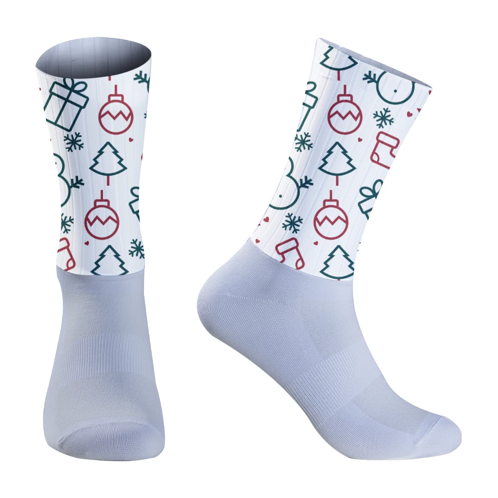 Chaussettes anti-silicone pour le cyclisme, accessoire de sport pour vélo, nouveauté été 2024