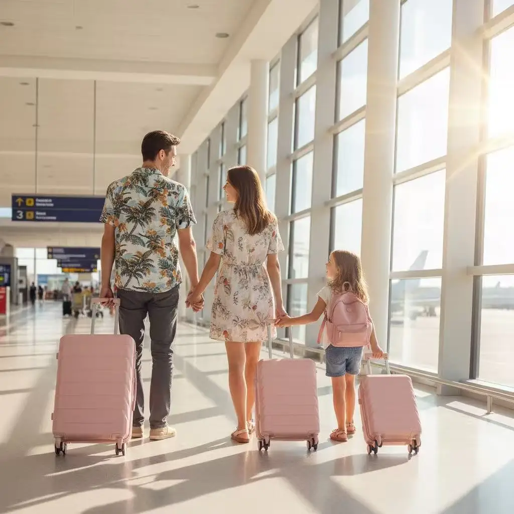 

3 in 1 ABS&PC Trolley Box 20in 24in 28in Trolley Box Iron Tie Rod ABSPC Alloy Pink Upgraded Version