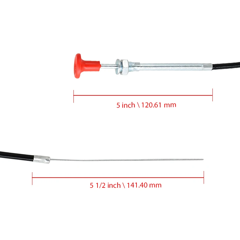 E5NN9C331EA Fuel Shut Off Cable 84257062 Compatible With Ford Tractor 4610 4630 4830 5000 5030 5600 5610 6600 6610