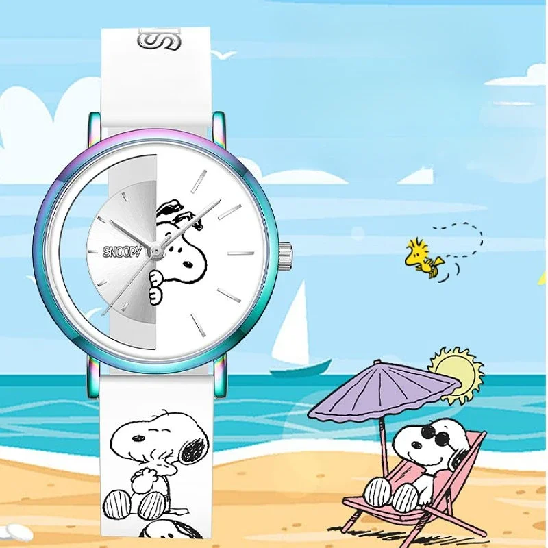 Original Snoopy Cartoon Luminous Waterproof Watches