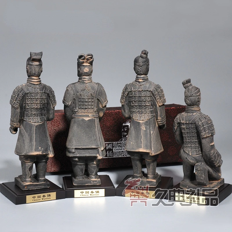 Xi 'an Terracotta Warriors and Horses Decoration Handicraft Hecoration Exquisite Gifts Send Vustomers Friend Souvenirs Figurines