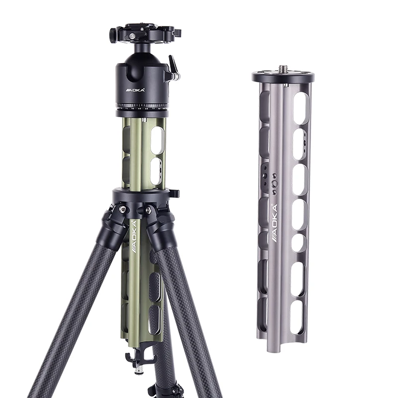 حامل ثلاثي القوائم من ألياف الكربون للسفر الاحترافي المدمج من سلسلة AOKA TS مع قفل بإبزيم