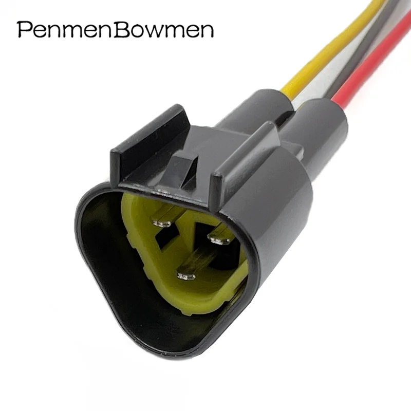 1 Pc 3 Pin 2.3mm Furukawa Black Auto Male Female Waterproof Connector Plug Wire Harness FW-C-3M-B FW-C-3F-B