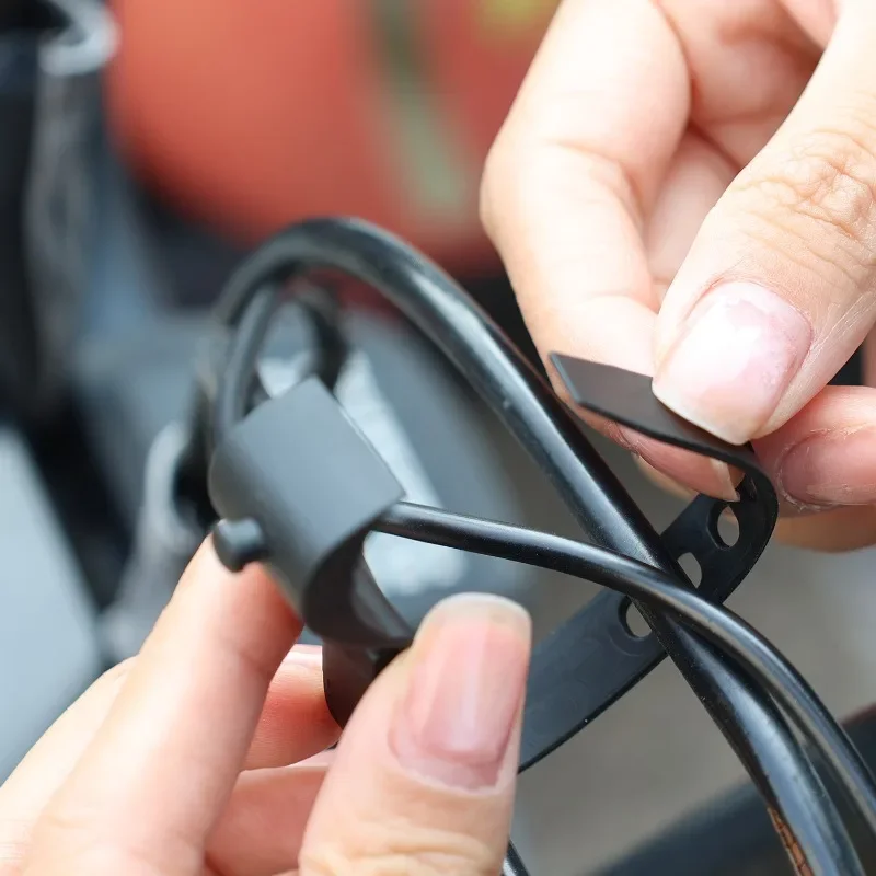 Motorcycle Adjustable Universal Cable Ties Torch Clutch Cable Brake Tie Household Elastic Cables Organizer Fixed Cables Ties