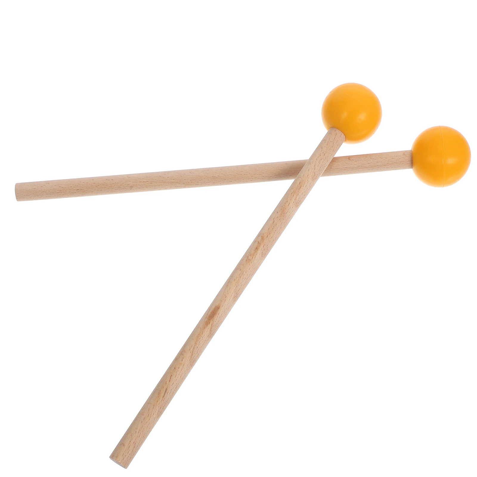 

Glockenspiel Mallets Xylophone Percussion Instruments Wood Drumsticks Soft Rubber Tips Ergonomic Design Drum