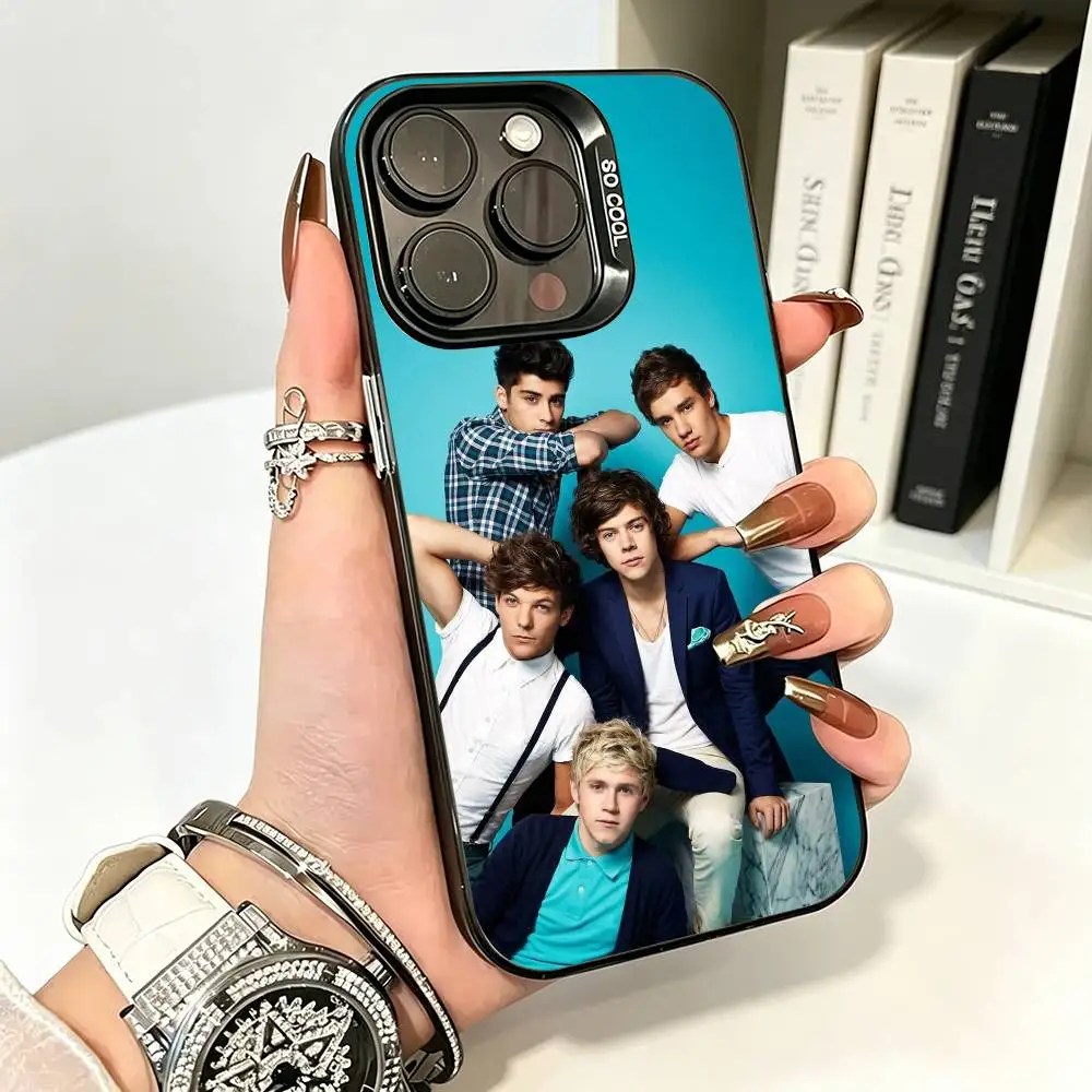 One D-Direction-ES B-Band Phone Case For IPhone17 11 12 13 14 15 16 Pro Max Plus Cover Colored Silver Funda Bumber - view 4