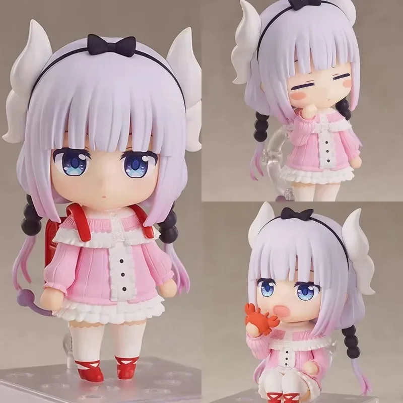 

Q version Nendoroid Kobayashi's Dragon Maid Kangna face-changing anime figure wholesale For Girls' Gifts