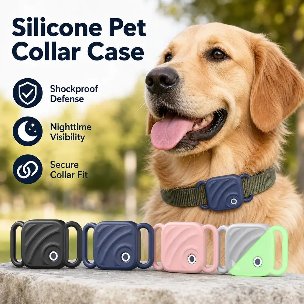 For UGreen Tag Protective Sleeve Night Glow Holder for Pets Keys Luggage Trackers Accessories