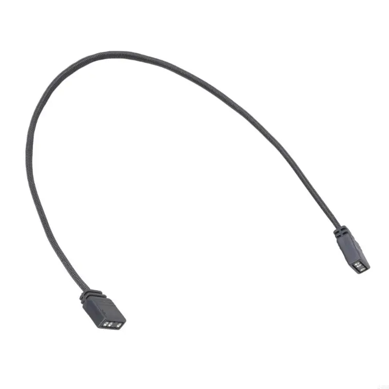 ARGB 3Pin Extension Cable For 5050 3528 LED Strips And Fans Chassis Light Setups 3 Pin Designing 24BB