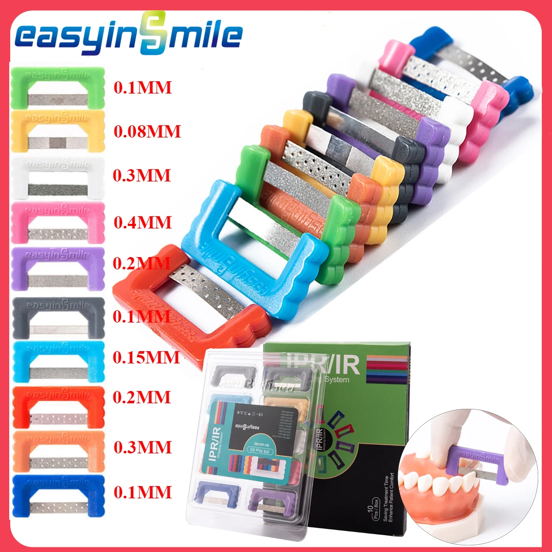 

Easyinsmile Dental IPR IR Orthodontic Polishing Stripping Interproximal Reduction Strips Ortodonia Tooth Enamel Reduce Ortho Saw