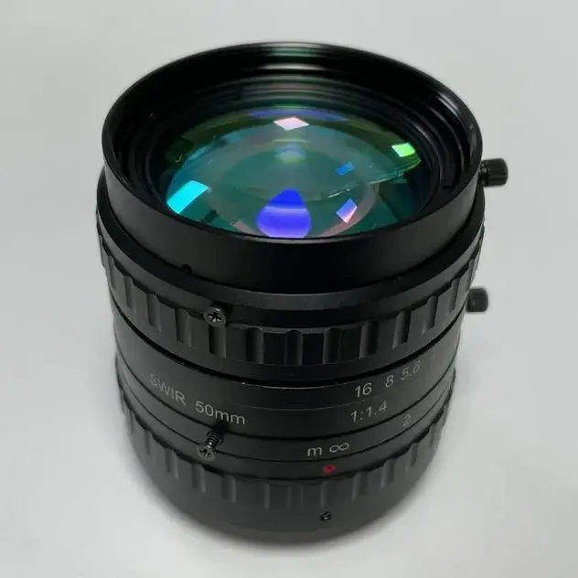 1inch Image Format Manual Iris 50mm Focal Length 50 mm C Mount Short Wavelength Infrared IR Industrial Vision Swir Cctv Lens