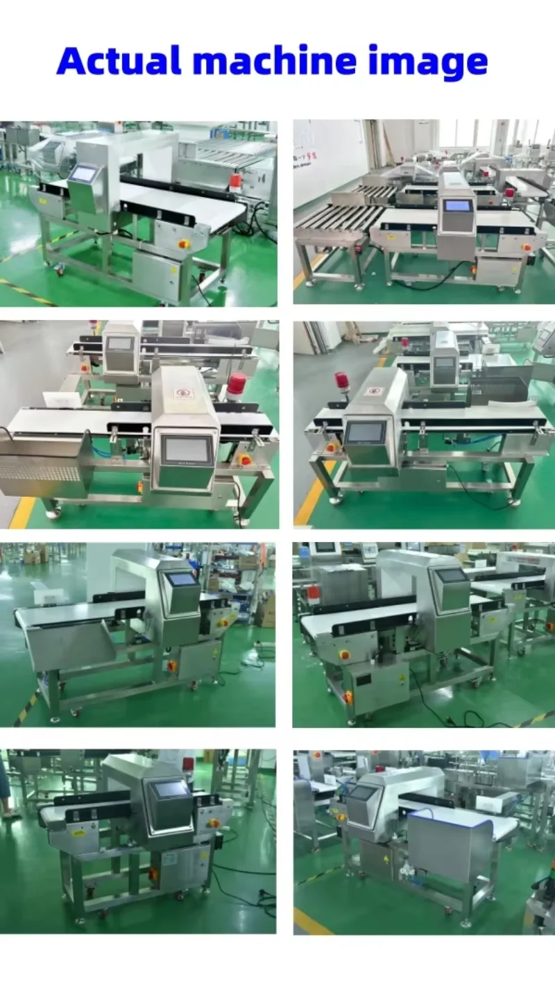 High Speed Metal Detector for Confectionery Hard Candy Gummies Chocolate Production Commercial Custom