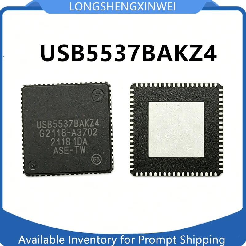 1PCS New USB5537BAKZ4 USB Hub Controller QFN-72 Interface Controller Chip in Stock
