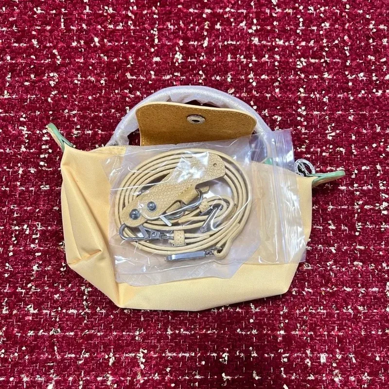 2026 Classic Women's Mini Dumpling Bag Waterproof Nylon Crossbody Phone Bag Single Shoulder Handbag Daily Travel Lightweight Bag