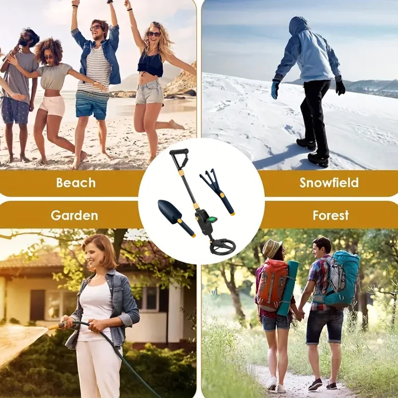 MD1008A Children's metal detector, accompanying growth.Ergonomic handle for small palm, battery powered (not included)